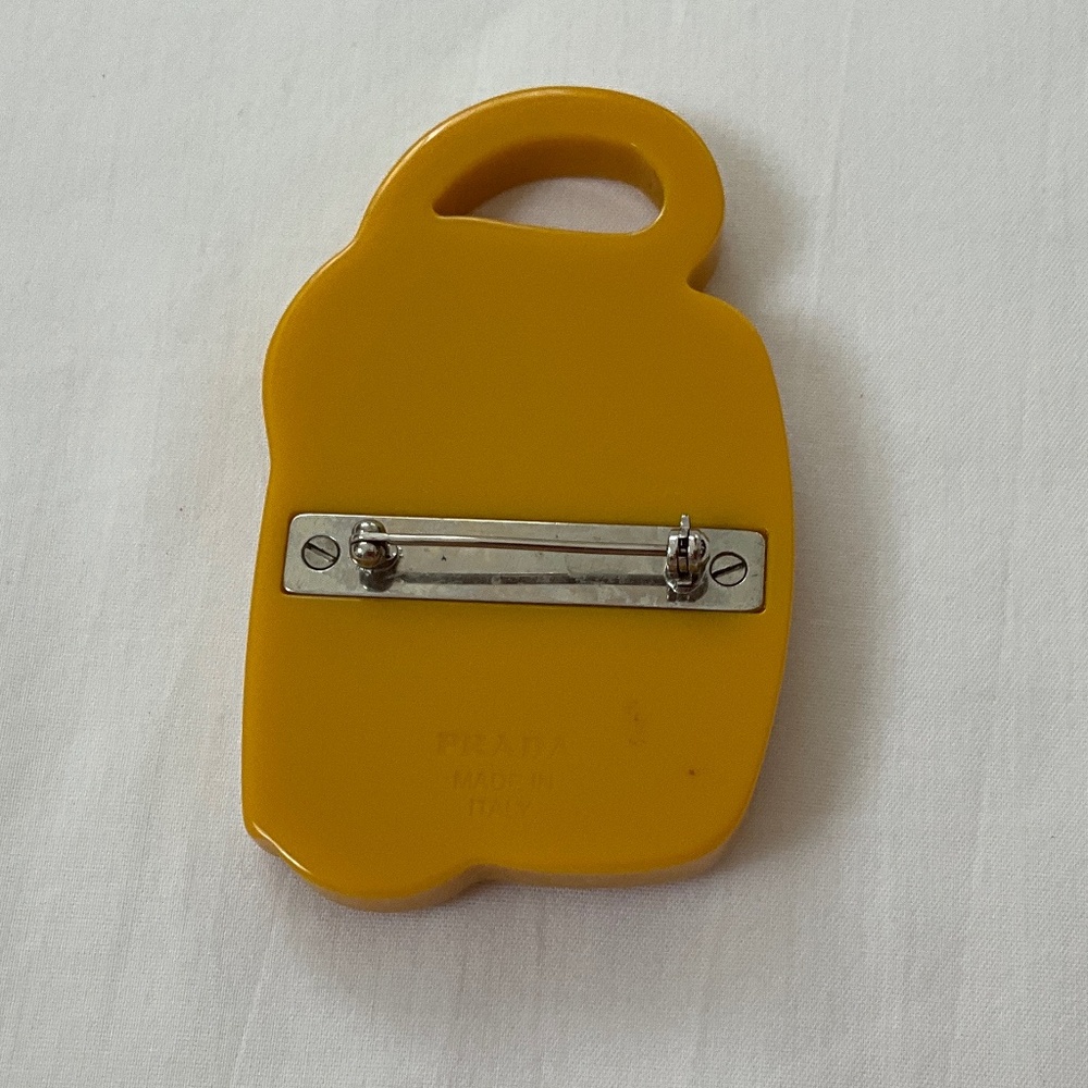 PRADA Telephone Bag Pin Brooch - Picture 4 of 6